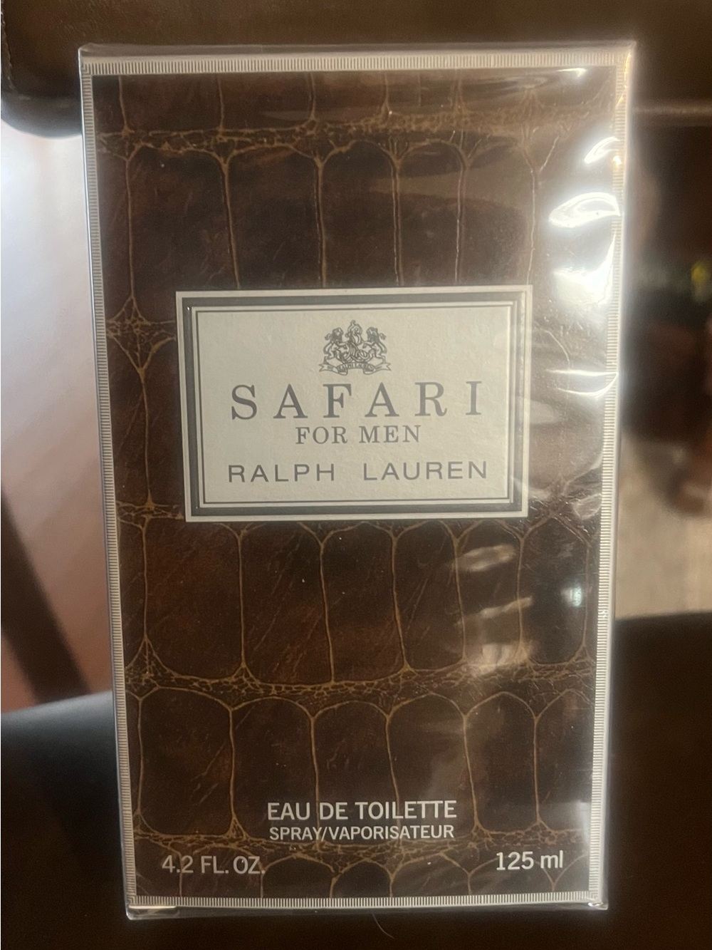 Ralph Lauren Safari for Men - Brown Leather-Style Box
